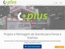 Tablet Screenshot of cplus-stands.com